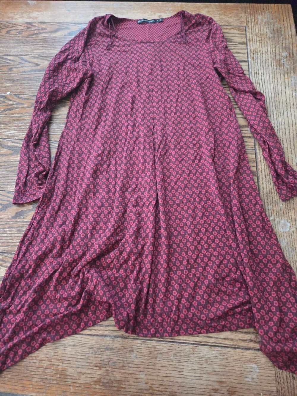 Gudrun Sjoden red Lyocell blend dress sz Medium